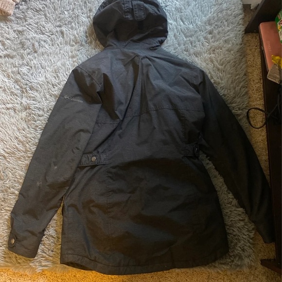 Columbia Winter Coat With Thermal Heating Liner Size Small Mid Thigh Length - Picture 3 of 4
